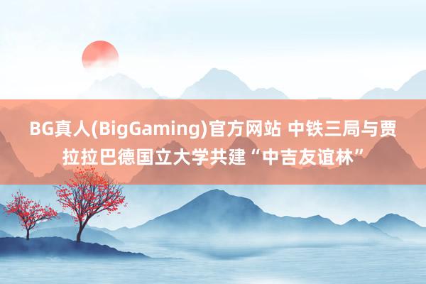 BG真人(BigGaming)官方网站 中铁三局与贾拉拉巴德国立大学共建“中吉友谊林”