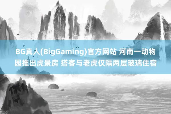 BG真人(BigGaming)官方网站 河南一动物园推出虎景房 搭客与老虎仅隔两层玻璃住宿