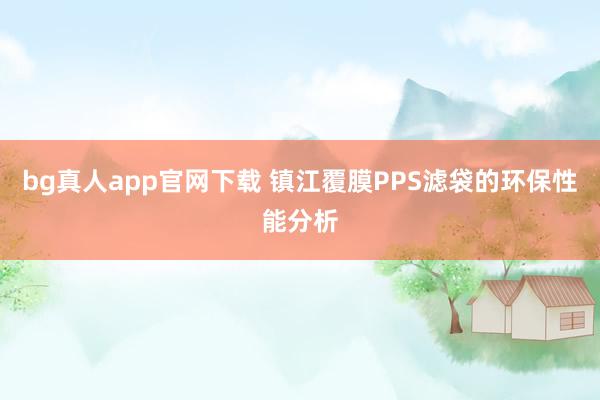bg真人app官网下载 镇江覆膜PPS滤袋的环保性能分析